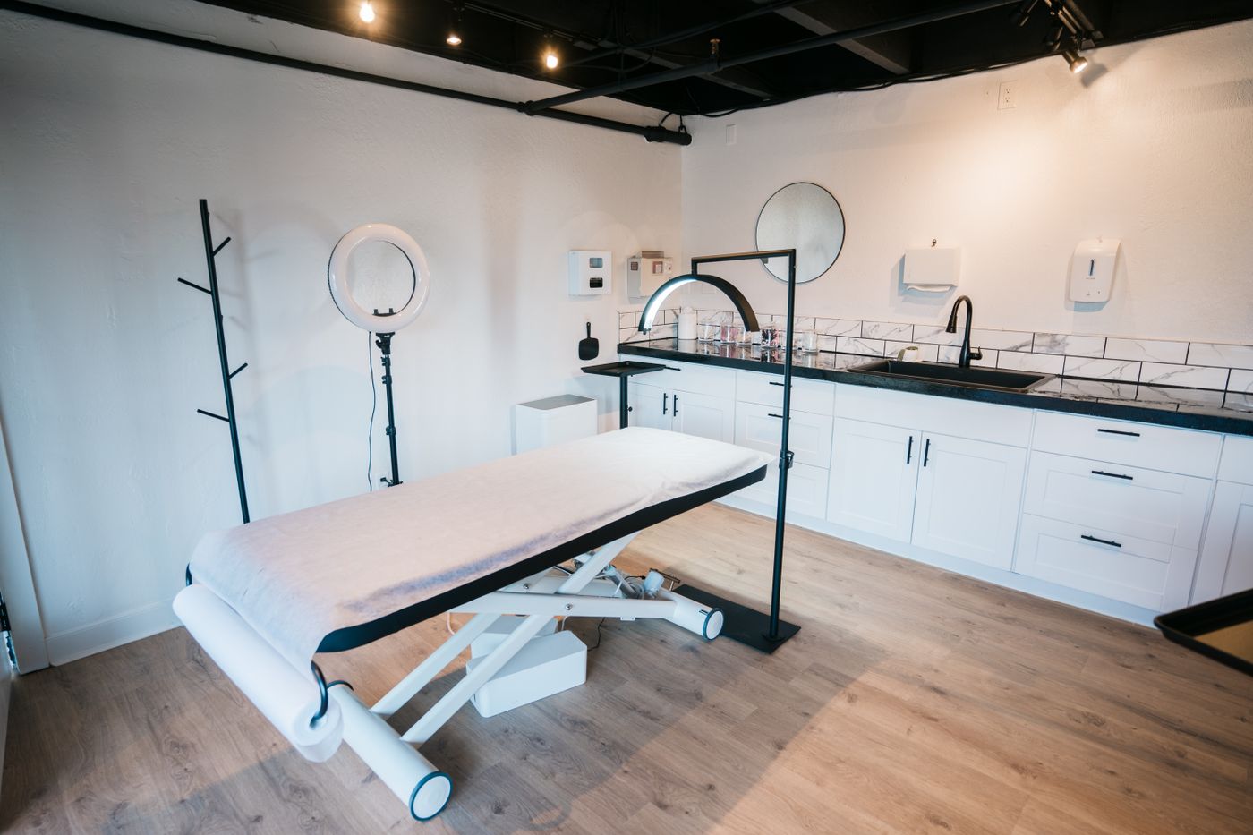 Interior of a modern aesthetic clinic
